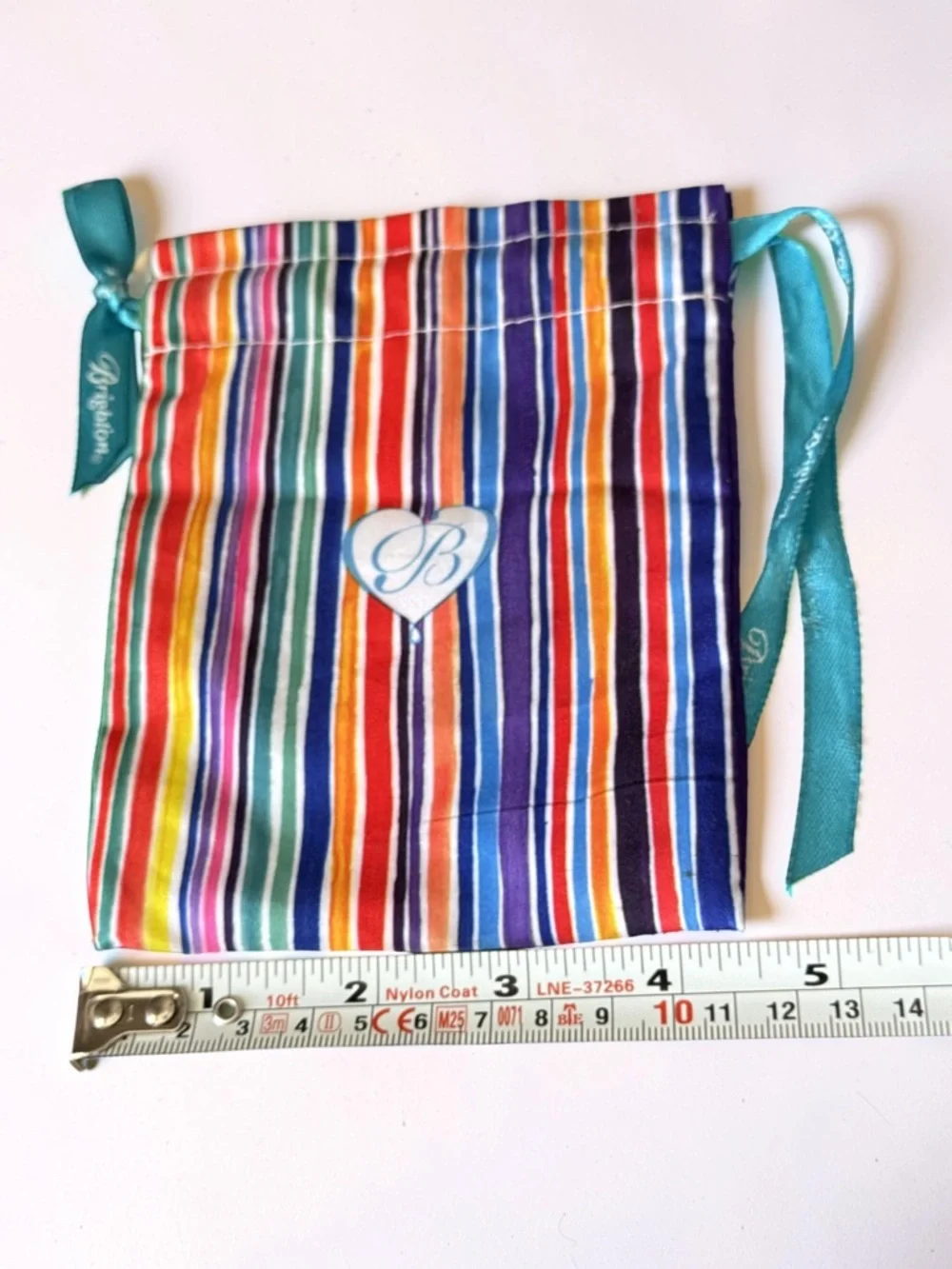 Brighton Multicolor Striped Drawstring Pouch - Picture 3 of 3